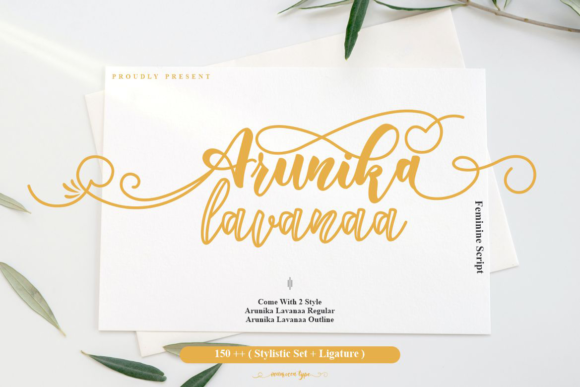 Arunika Lavanaa Font for Elegant Branding
