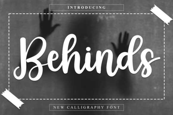 Behinds Font: Stylish Handwritten Type