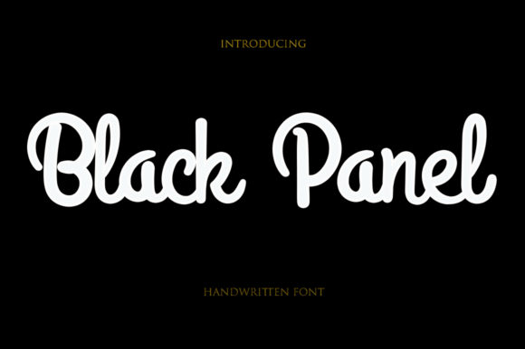 Black Panel Font Review