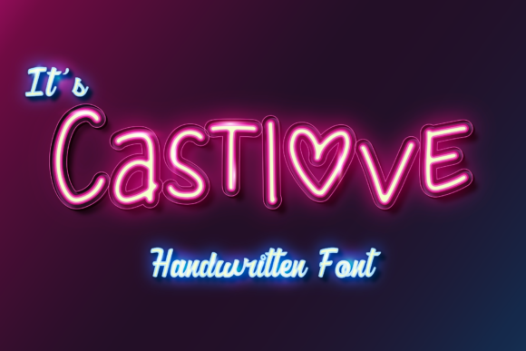 Castlove: A Handwritten Font for Creative Projects