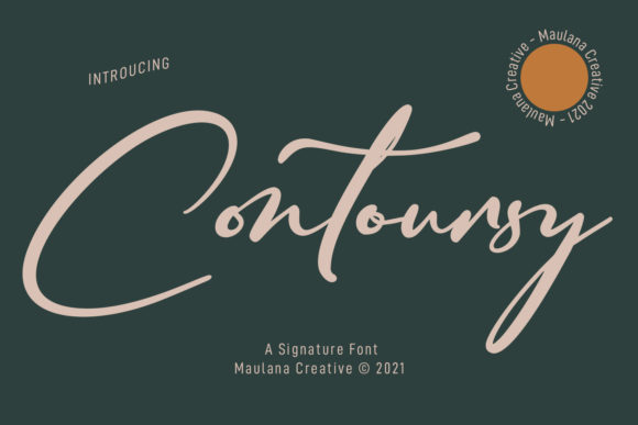 Contoursy Signature Font for Business