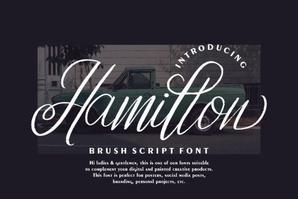 Hamillon: A Charming Font for Business Branding