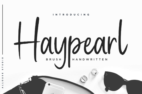 Haypearl: A Flowing Handwritten Font for Web Design