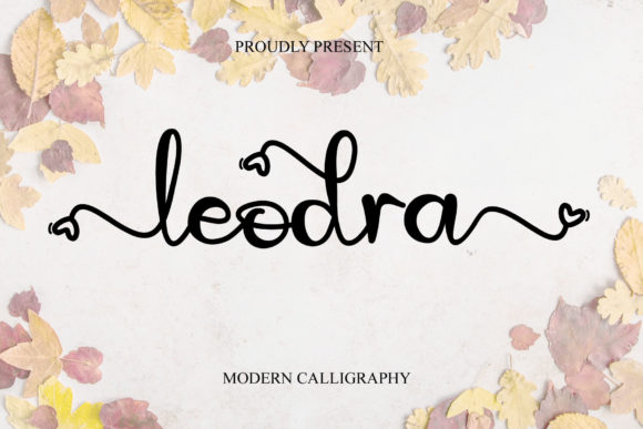 Leodra Font for Elegant Web Design