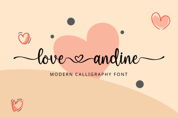 Love Andine Font for Elegant Campaigns
