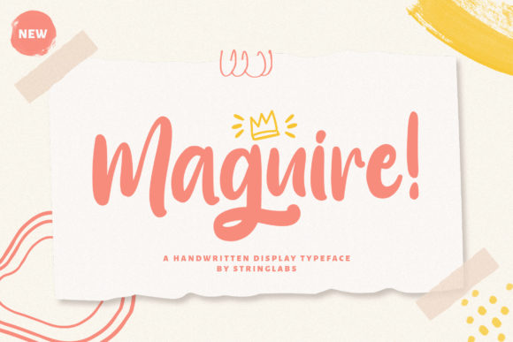 Maguire Font: Elegant Script for Editorial Design