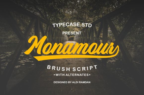Monamour Font for Bold Web Design