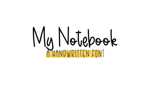 My Notebook Font for Creative Projects