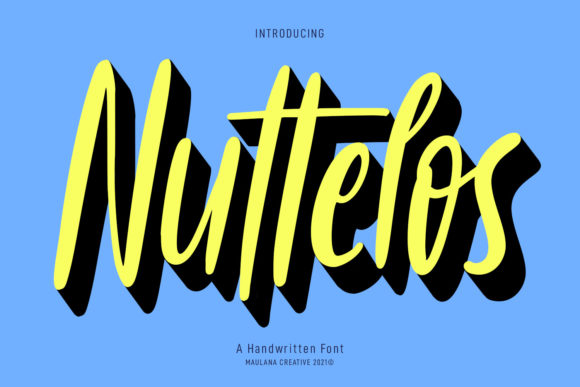 Nuttelos: A Handwritten Font for Web Design