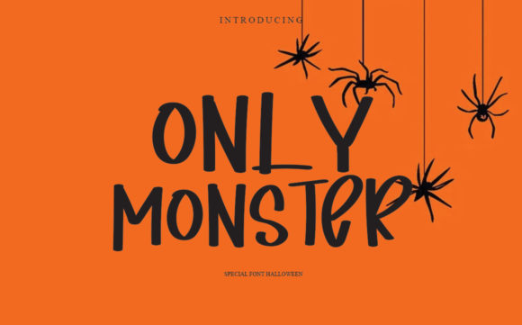 Only Monster Font for Creative Projects