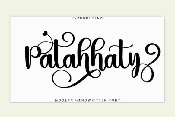 Patahhaty Font for Elegant Design