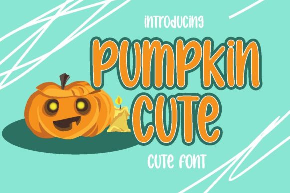 Pumpkin Cute Font for Creative Projects