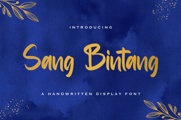 Sang Bintang Font for Elegant Design