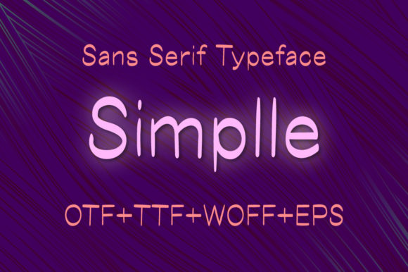 Simplle Font for Creative Design