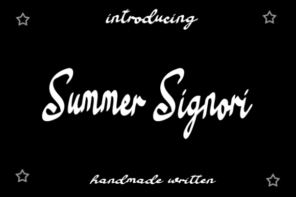 Summer Signori Font Review