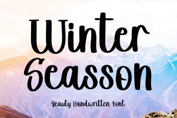 Winter Seasson Font for Creative Projects
