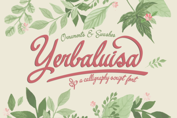 Yerbaluisa Font for Creative Projects